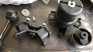 How to replace the motor mounts on a 1996 Toyota Avalon Stop vibration [upl. by Zuliram824]