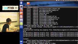 Developing Android apps completely in Python part 2 [upl. by Aimek]