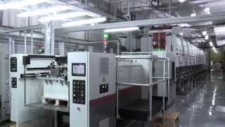 BOBST LEMANIC DELTA Gravure printing press [upl. by Kalil]