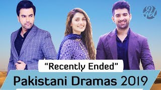 Top 10 Recently Ended Best Pakistani Dramas  Latest [upl. by Gayner]