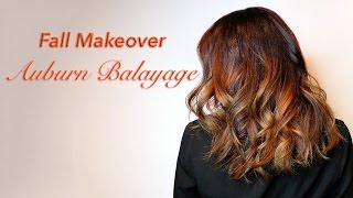 Fall Makeover Auburn Balayage  HAIR MAKEOVER  ARIBA PERVAIZ [upl. by Gaylor106]