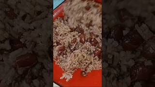 Rice amp Peas Jamaican Style riceandpeas cooking shorts foodie [upl. by Ynos237]