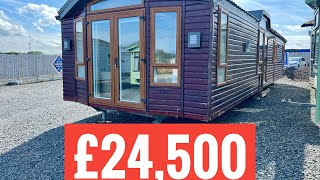 Off site static caravan for sale Scotland UK wide delivery available Willerby Vogue 42x13 2 bedrooms [upl. by Satterfield]