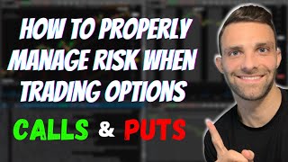 How To Properly Manage Risk When Trading Options I Calls and Puts I How To Day Trade I Scalping [upl. by Brunhild]