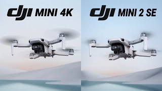 Dji Mini 4K VS DJI Mini 2 SE Comparison [upl. by Noseimaj318]