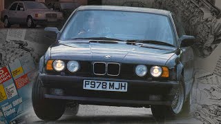 BMW E34 • из ВОСЬМИДЕСЯТЫХ в ДЕВЯНОСТЫЕ • история баварской Пятёрки 1980х [upl. by Strohben491]