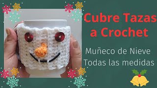 Cubre Tazas Navidad a crochet muy facil de tejer [upl. by Bess]