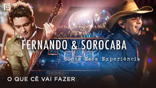 Fernando amp Sorocaba  O que quotcêquot vai fazer  DVD Sinta Essa Experiência [upl. by Irahcaz]