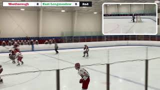 Varsity Hockey  Westborough vs East Longmeadow [upl. by Yessej]