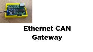 Ethernet CAN Gateway 통신 시험 [upl. by Alleuol]