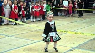 1st feis with her irish dance dress age 3 [upl. by Esirehs]