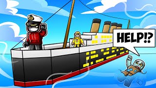 We Unlocked The TITANIC In Roblox Sharkbite [upl. by Tekla]