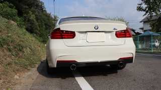 BMW 320d MSports 3D Design マフラー 走行音 4500rpmまで [upl. by Amedeo]