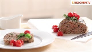 Hackbraten das perfekte Rezept [upl. by Enirtak]