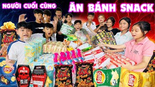 Thử Thách Người Cuối Cùng Ngừng Ăn Bánh Snack trangandvinh [upl. by Alleuqram]