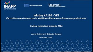 120924 L’Accreditamento Erasmus per la Mobilità nell’istruzione e formazione professionale [upl. by Annalee]