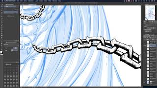 Custom Chain Brushes for Clip Studio Paint [upl. by Hankins]