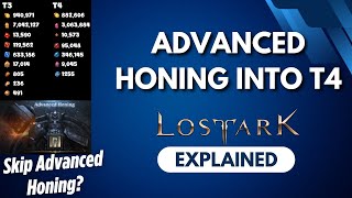 Lost Ark Explained Advanced Honing Into T4 [upl. by Inatsed]