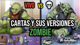 Cartas de YUGI con VERSIONES ZOMBIE  CURIOSIDADES YUGIOH [upl. by Oinotna746]