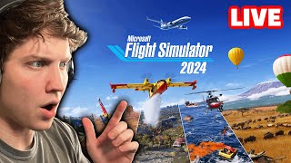 FINALLY Playing Microsoft Flight Sim 2024 [upl. by Burhans138]