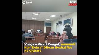 Vrasja e Visart Cengut momenti kur quotKobraquot Dibran Hoxha flet në Gjykatë [upl. by Isidor]