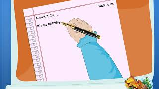 Writing a Diary  Features of Diary Writing  Grammar for Class 6 [upl. by Naasar635]