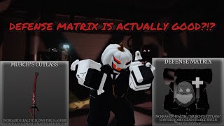 DEFENSE MATRIX IS ACTUALLY GOOD NOW Roblox Survive The Night DEFENSE MATRIX BUFF [upl. by Ailel]