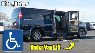 UVL ♿ Lift amp Transfer Seat 400 Horsepower 2022 Chevrolet 7 Passenger Van  Sherry Review [upl. by Maharg]