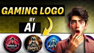 Make your gaming logo with AI 😱  How to make gaming logo with ai 2024 [upl. by Alleciram]