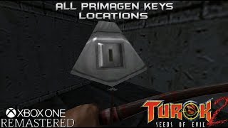 Turok 2 Remastered All Primagen Keys Locations Xbox One [upl. by Olette314]