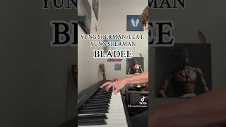 Yung Sherman feat Yung Sherman by Bladee Piano Cover [upl. by Marlowe]