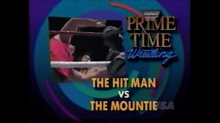 Bret Hart vs The Mountie Prime Time March 23rd 1992 [upl. by Jo]