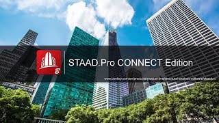 STAADPro  CONNECT Edition 05  Section Wizard [upl. by Hillier]