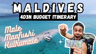 Best Things To Do in Maldives on a Budget  4D3N Maldives Itinerary 🇲🇻 [upl. by Gereron]