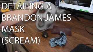 Painting a Scream Brandon James Mask [upl. by Carina]