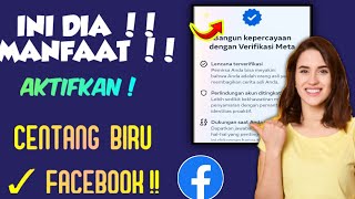 Ternyata ini Manfaat Mengaktifkan Lencana Centang Biru Facebook [upl. by Christean]