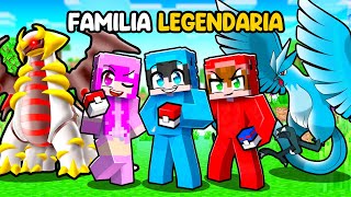 Teniendo Una FAMILIA de POKEMON LEGENDARIOS en Minecraft [upl. by Freiman873]