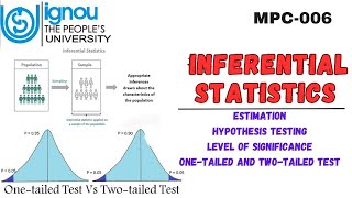 Inferential Statistics MPC006 [upl. by Rosalia945]