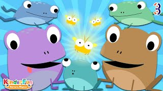 Five Little Speckled Frogs Song  Frog Song for Kinderfun Kids Nursery Rhymes  preschoolvibes [upl. by Sofer]