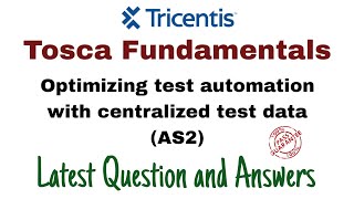 Tricentis Tosca Fundamentals  Automation Specialist level 2 Exam Latest QampA  100 Pass Guarantee [upl. by Philipson]