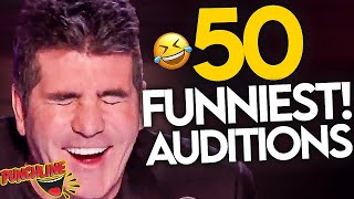 50 FUNNIEST BGT Auditions [upl. by Recha19]