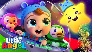 Twinkle Twinkle Little Star  Little Angel Kids Songs amp Nursery Rhymes [upl. by Eadmund]