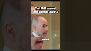 That RARE Moment ERNIE Johnson SNAPPED [upl. by Ontina]