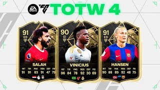 🤩EL MEJOR TOTW DE LA HISTORIA⭐EQUIPO DE LA SEMANA 4 en EA FC 24⭐Prediccion TOTW 4 [upl. by Etep638]