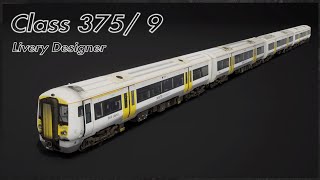 Class 3759 TSW2 PS4 Southeastern livery on livery designer Time Elapse [upl. by Freyah]