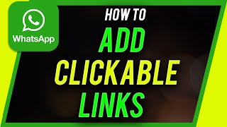 How to Add CLICKABLE LINK in WhatsApp Status [upl. by Scholz]