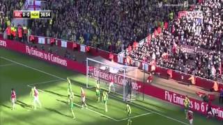 Arsenal vs Norwich City 1 0 EXTENDED English Version 30 4 2016 [upl. by Isiah]