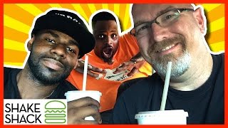 Shake Shack Milkshake Review with ReggReviews backseat Guest Daym Drops GhettoNN [upl. by Oirotciv478]