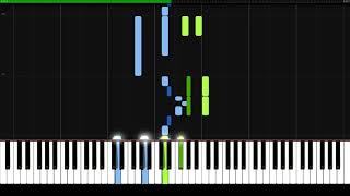 Asturias Leyenda  Isaac Albeniz  Piano Tutorial  Synthesia  How to play [upl. by Aihseit]