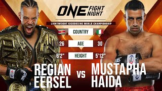 Regian Eersel vs Mustapha Haida  ONE Championship Full Fight [upl. by Ednil]